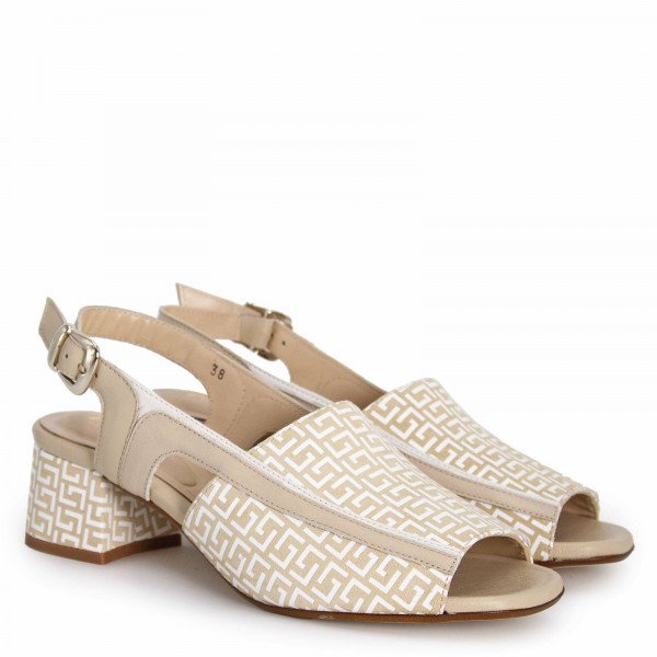 260022 бежевый/белый