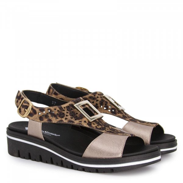 260001 золото/леопард